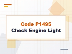 Code P1495 Check Engine Light Details